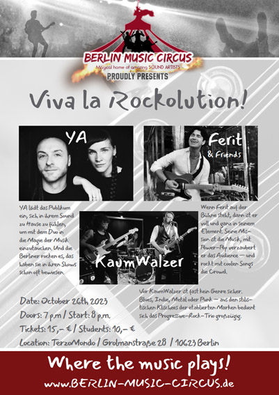Viva la Rockolution im TerzoMondo